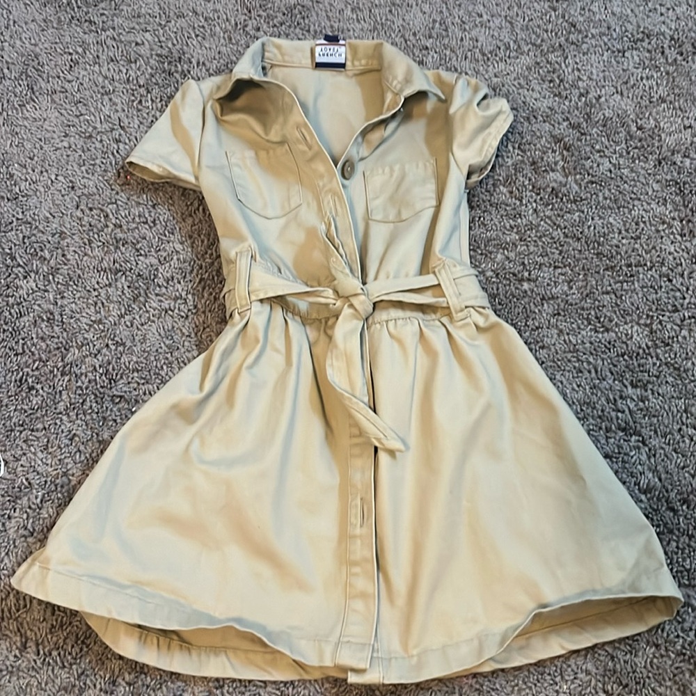 Khaki uniform dress